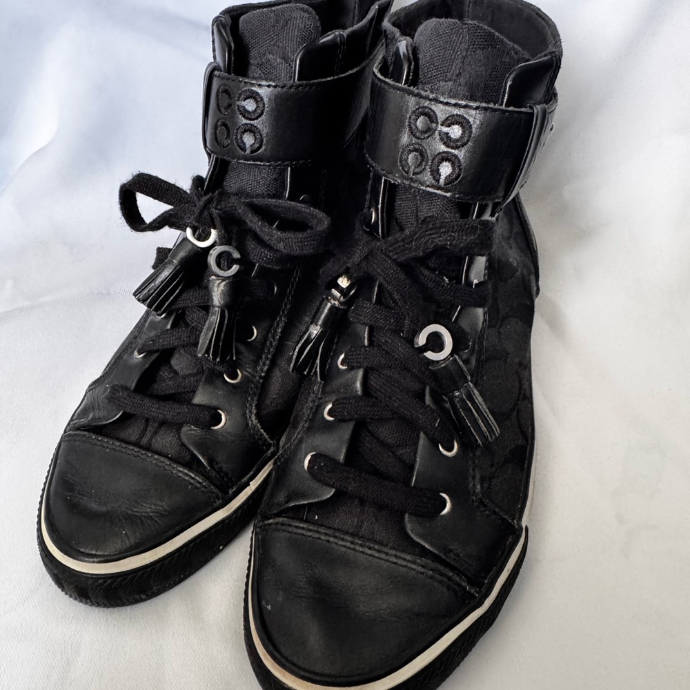 Coach Black High-Top Women's Sneakers